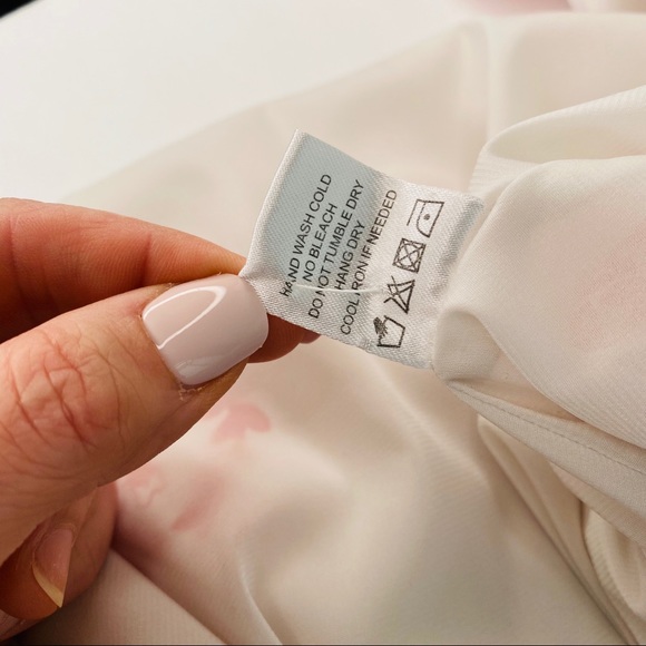 SOLD Tularosa babydoll dress size small red white - Picture 7 of 13